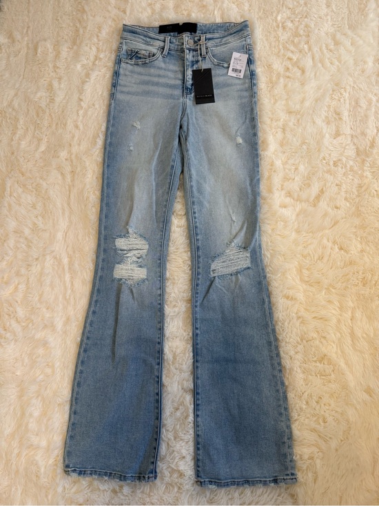Buckle Denim - Buckle Light Blue Distressed Flared Women’s Jeans
